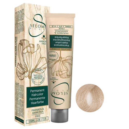 رنگ مو بدون آمونیاک سلوم شماره 0-10 حجم 120 میل رنگ بلوند پلاتینه