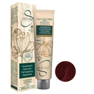 رنگ مو بدون آمونیاک سلوم شماره 6-5 حجم 120 میل رنگ قرمز گیلاسی