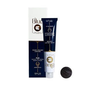 رنگ مو فاقد آمونیاک بلو شماره 1-6 حجم 100میل رنگ بلوند خاکستری تیره