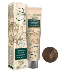 رنگ مو بدون آمونیاک سلوم شماره 7-6 حجم 120 میل رنگ بلوند شکلاتی تیره
