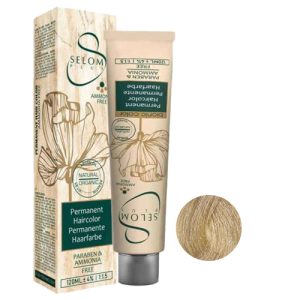 رنگ مو بدون آمونیاک سلوم شماره 3-9 حجم 120 میل رنگ بلوند طلایی خیلی روشن
